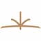 Ekena Millwork Davenport Timber Gable Bracket, Western Red Cedar, 84"W x 35"H x 3 1/2"D x 3 1/2"F, 10/12 Pitch GBW084X35X0404DAV00SWR - alternate 1